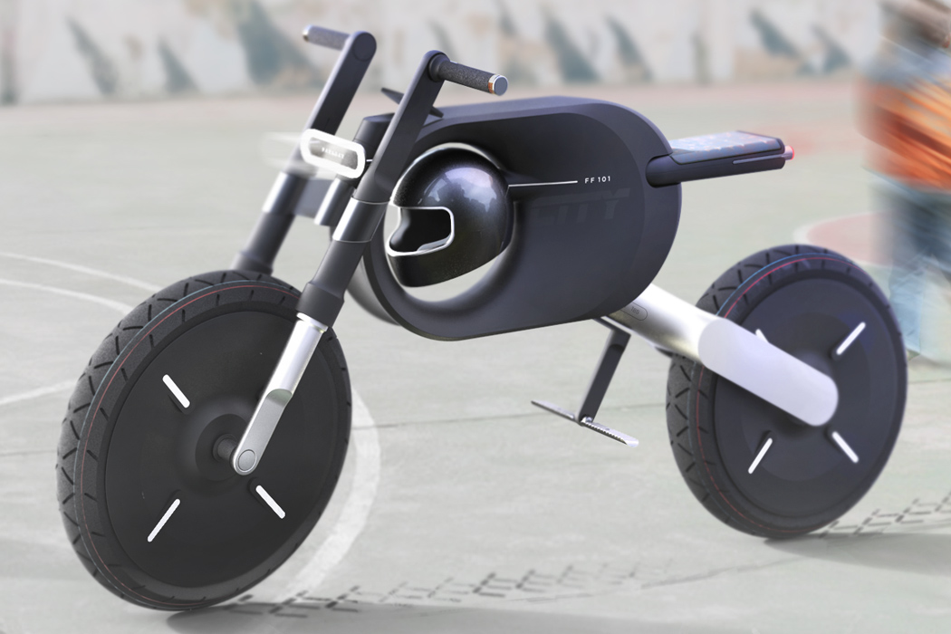 City E-Bike前卫酷炫的电动单车概念工业设计 1 概念工业设计,工业设计,产品设计