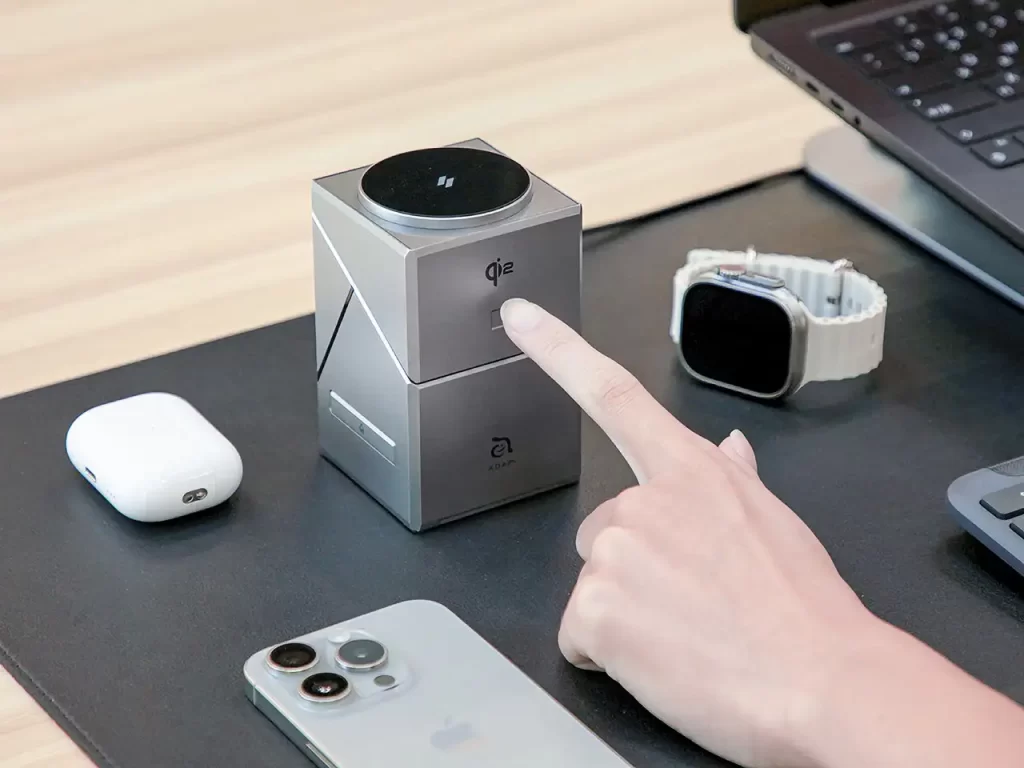 无线充电器产品设计:从单一到乐趣,从功能到设计 3 无线充电器产品设计:从单一到乐趣,从功能到设计 3 ADAM elements QI2三合一无线充电器 3