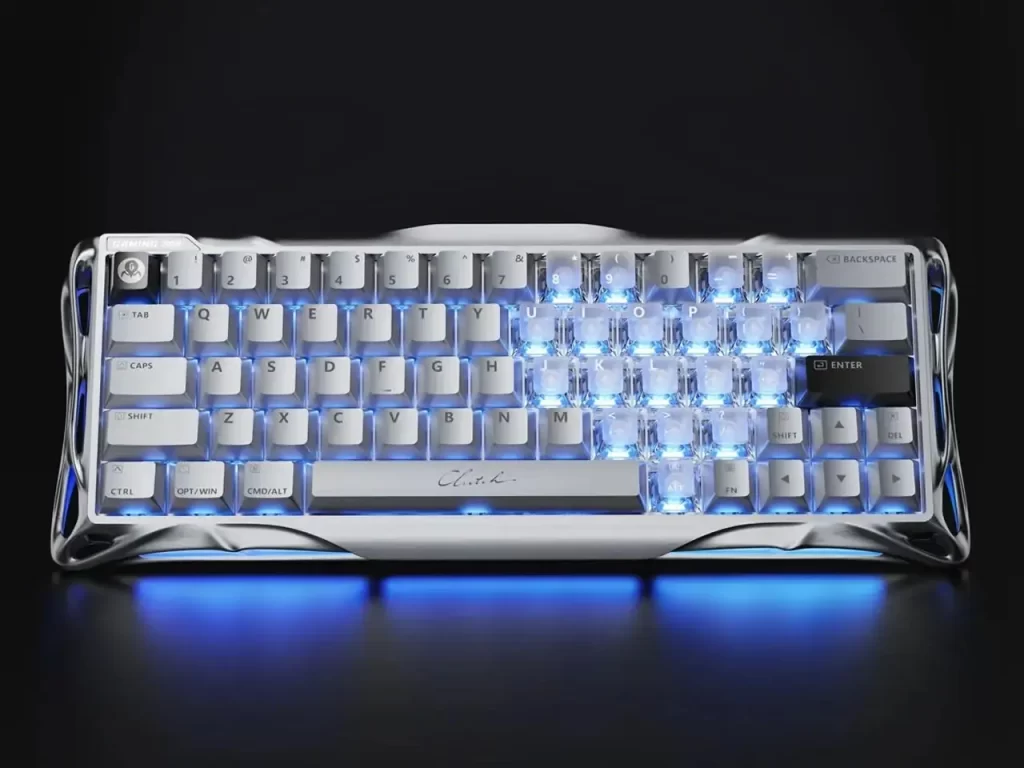 Cyberpunk Mech Style Keyboard 8 Cyberpunk Mech Style Keyboard 8