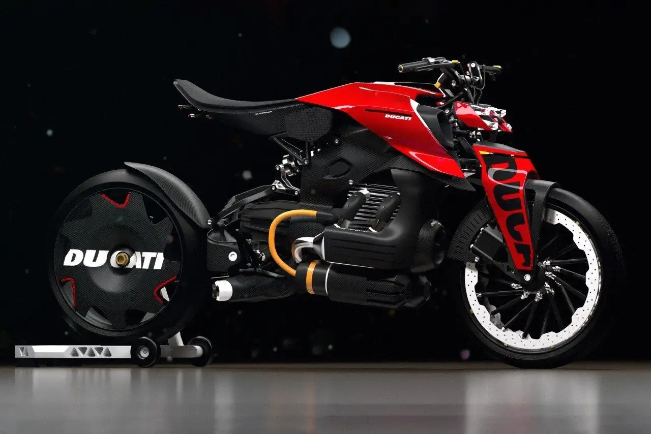 Ducati Ghost Design-杜卡迪幽灵设计混合动力战车