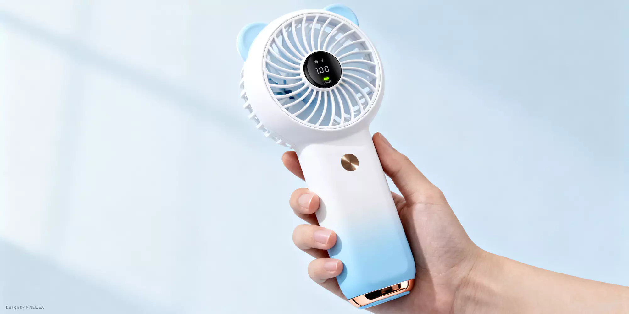 深圳工业设计九号创新工作室案例-手持风扇工业设计