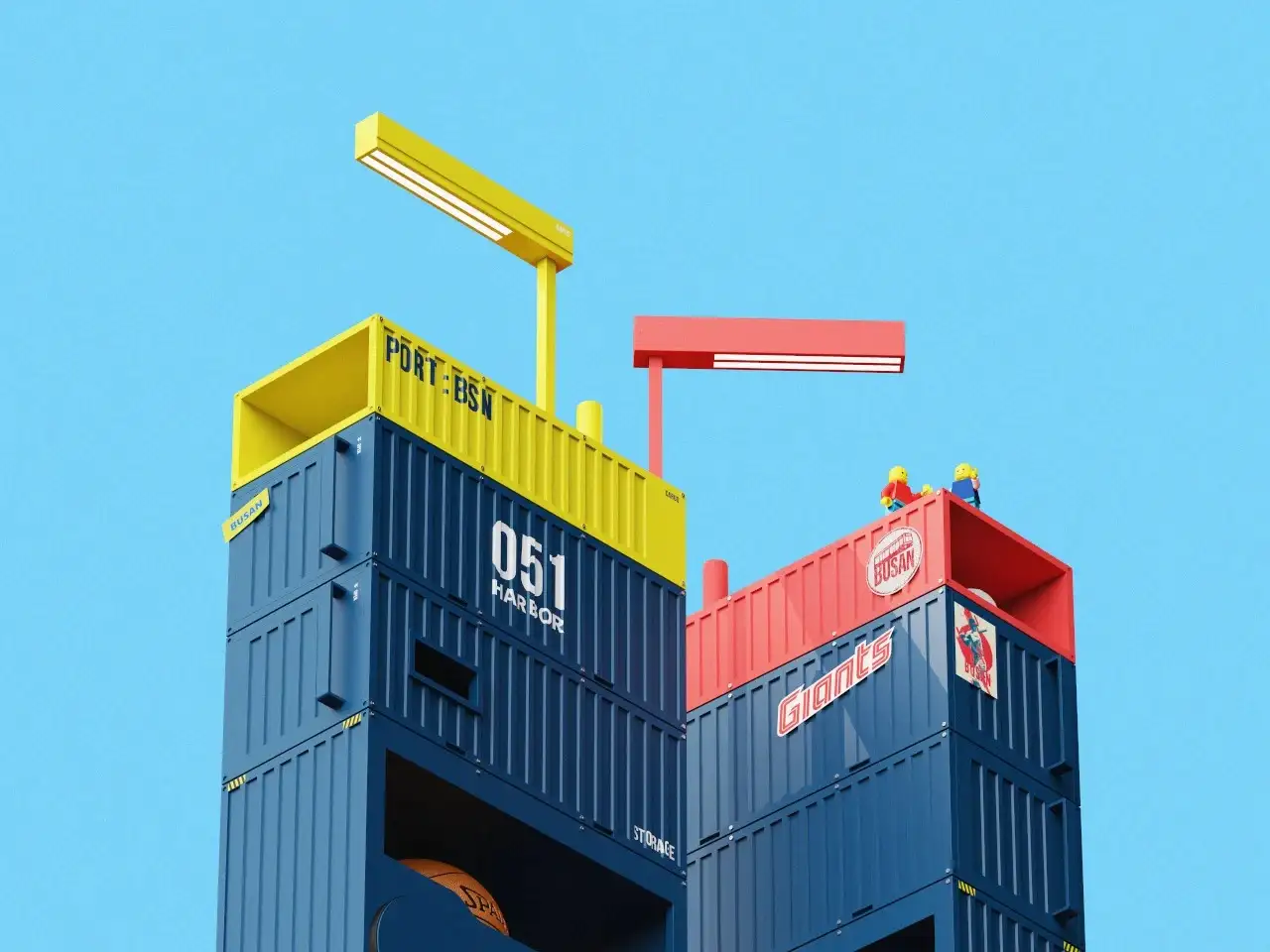 Design of Storage Handcart 7 釜山港集装箱储物手推车工业设计