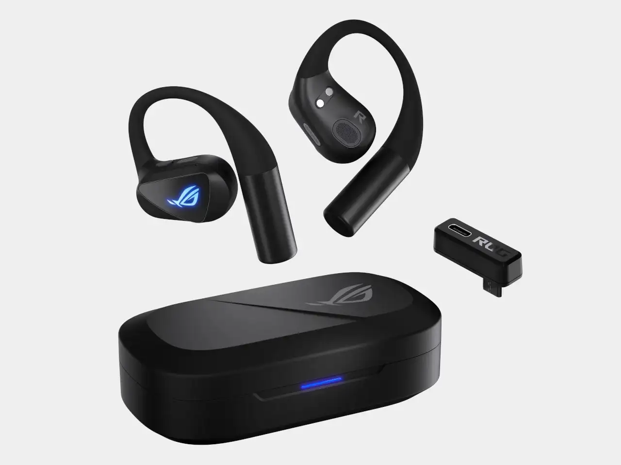 OPEN EAR earphones 8 突破传统:游戏耳机创新产品设计ROG Cetra Open Wireless