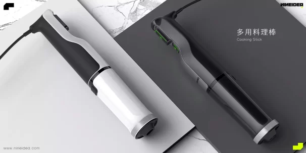 多用料理棒:本品以“厨房中的轻松掌控”为核心设计理念。采用紧凑一体化机身与低重心结构,搭配防滑软胶握柄,确保搅拌时稳固省力。强劲电机与钝刀设计,在实现快速搅打的同时易于清洗。简洁界面与直观按键让操作一目了然,旨在将烹饪准备转化为简单而愉悦的日常时刻。 深圳工业设计九号创新工作室案例-多用料理机产品设计