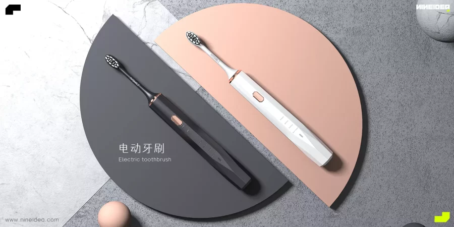 电动牙刷:设计围绕“无感却有效”的清洁哲学展开。一体化的柔和机身,契合每日握持的松弛感。内置压力感应悄然调节力度,避免损伤;智能计时分区提醒,将科学护理融入惯性动作。 深圳工业设计个人护理设计,深圳产品设计牙刷工业设计